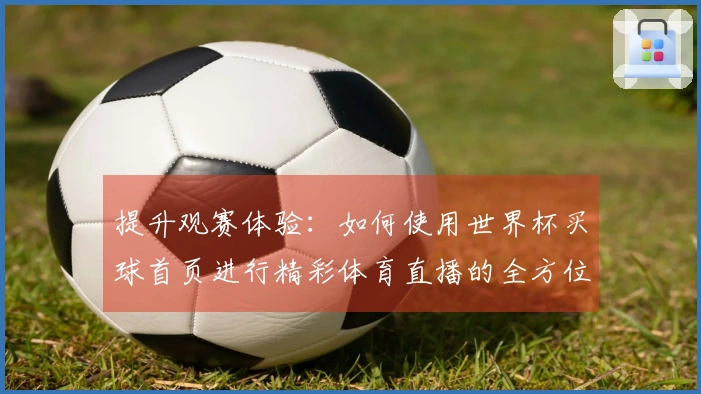 提升观赛体验：如何使用世界杯买球首页进行精彩体育直播的全方位指南